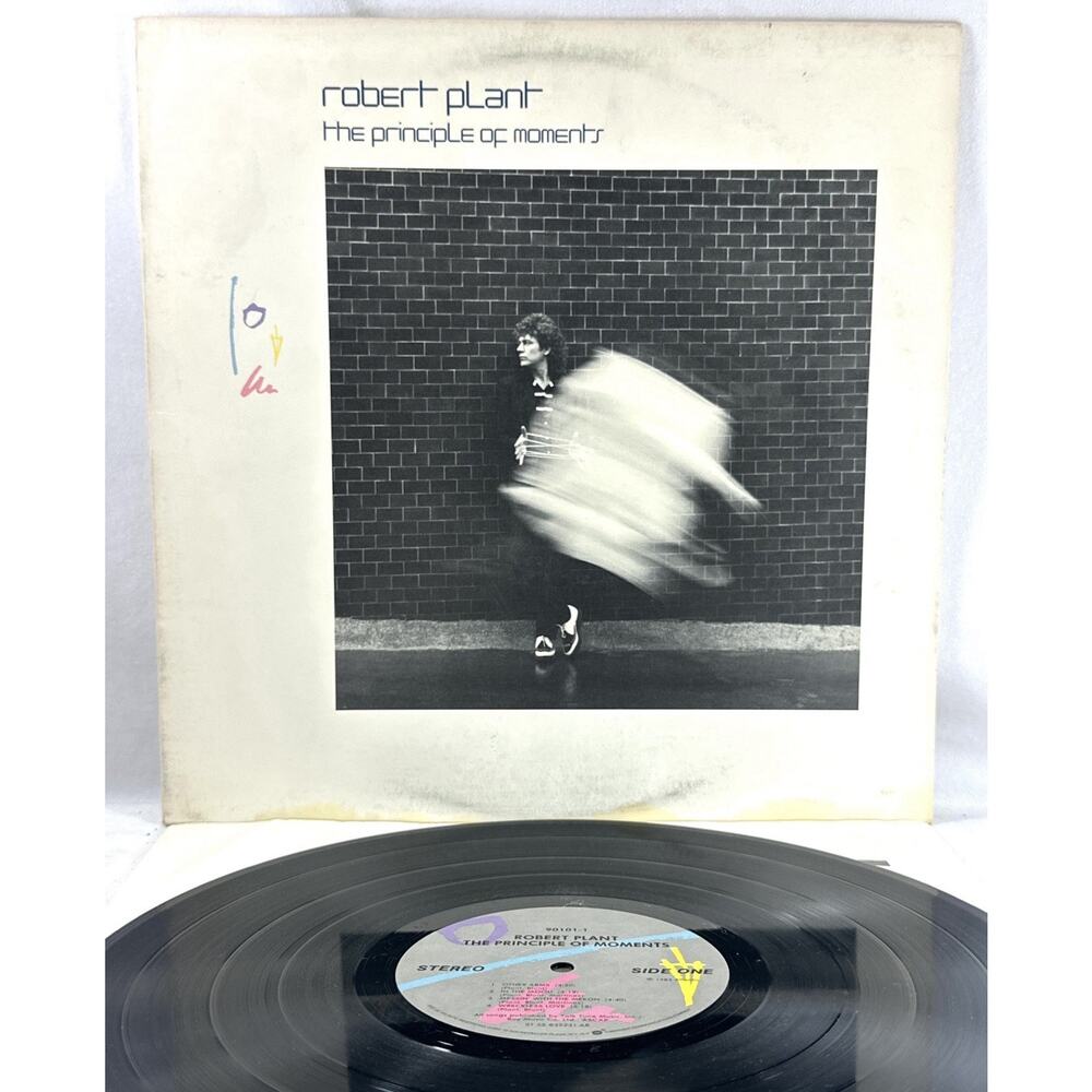 Robert Plant The Principle of Moments LP 1983 Atlantic 90101-1 Tested VG+